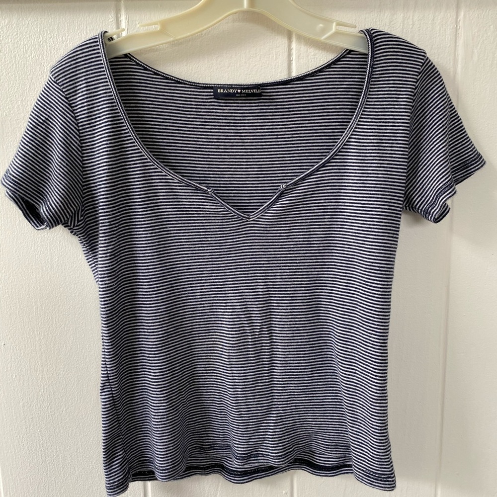 Brandy Melville Striped Tee